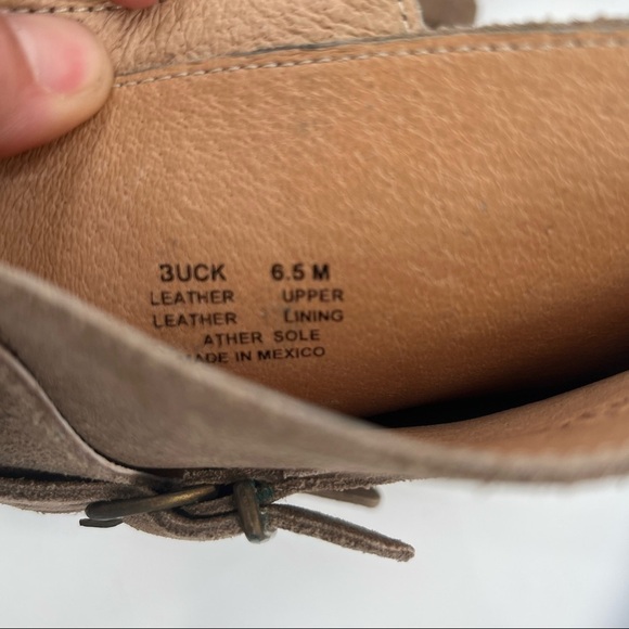 STEVE Madden tan suede buckle tall boots size 6.5 - Picture 9 of 9